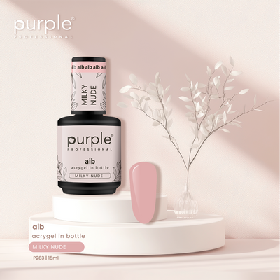 AIB - Acrygel in a Bottle Milky Nude - Purple