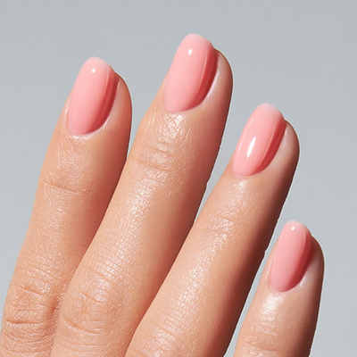 Resultado do American Creator Color Gel Disguise Collection B aplicado em unhas de acabamento brilhante