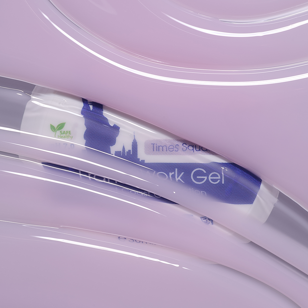 Textura violeta lavanda pálido do American Creator Framework Gel Times Square Violet 30 ml