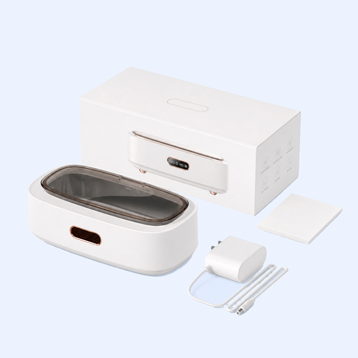 Kit do Aparelho de Limpeza a Ultra-Sons FBeauty com caixa e acessorios