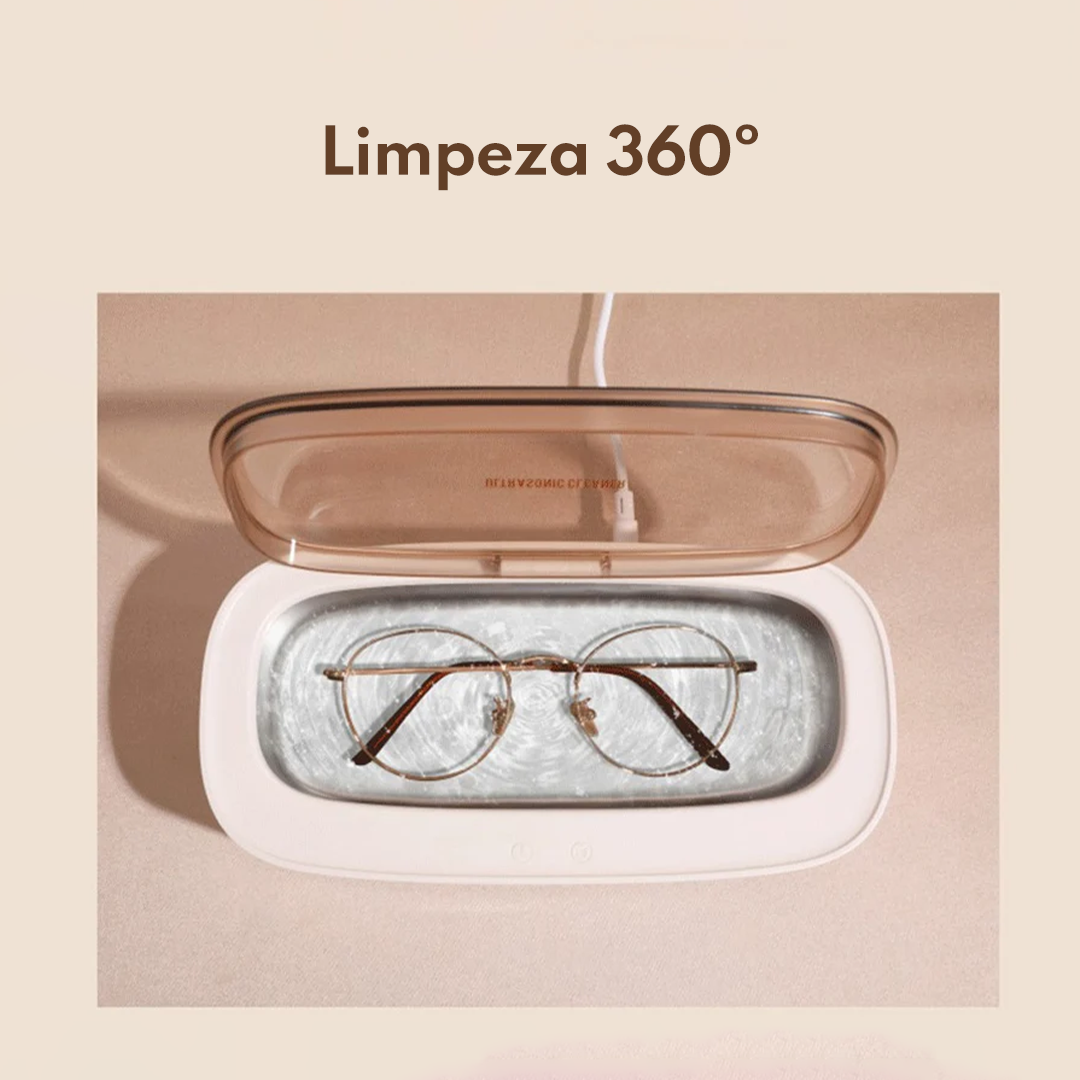 Limpeza 360 graus com Aparelho de Limpeza a Ultra-Sons FBeauty