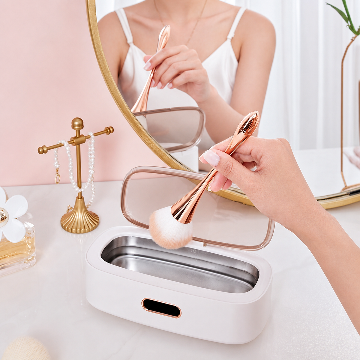 Aparelho de Limpeza a Ultra-Sons FBeauty para limpeza de pinceis