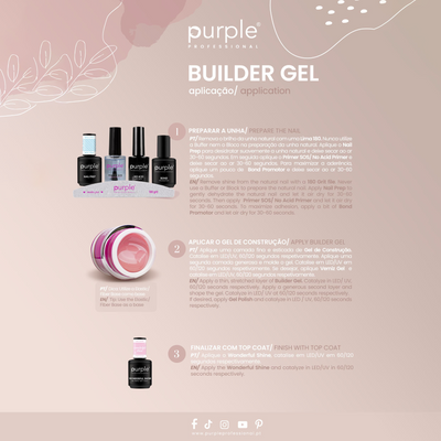 Gel Builder Milky Pink Opack - Purple