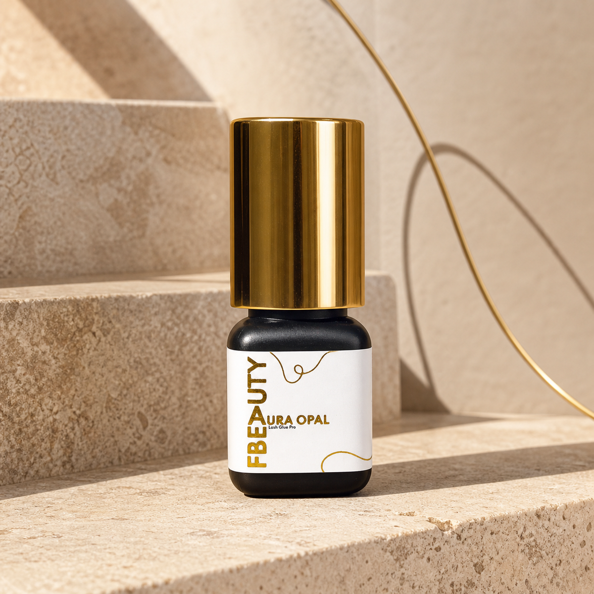 Cola Aura Opal FBeauty 5 ml em fotografia de estúdio