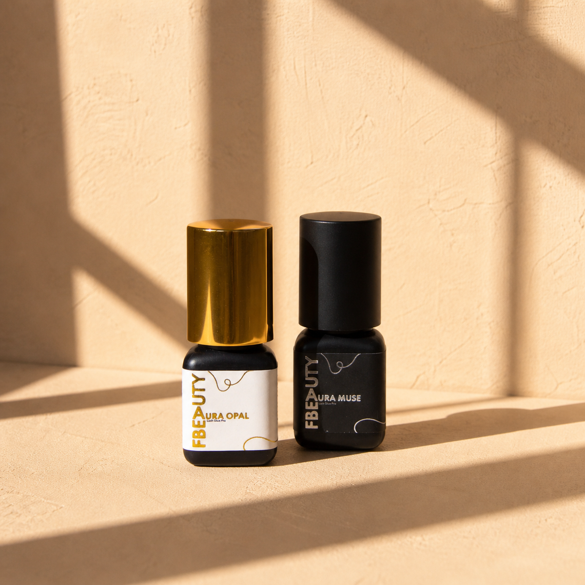 Colas Aura Opal e Aura Muse FBeauty com luz arquitetónica