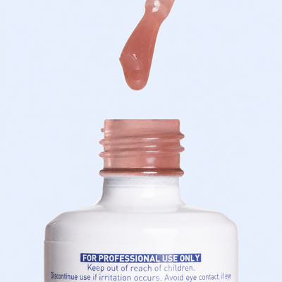 Pincel e frasco Base Gel Joyful American Creator castanho rosado