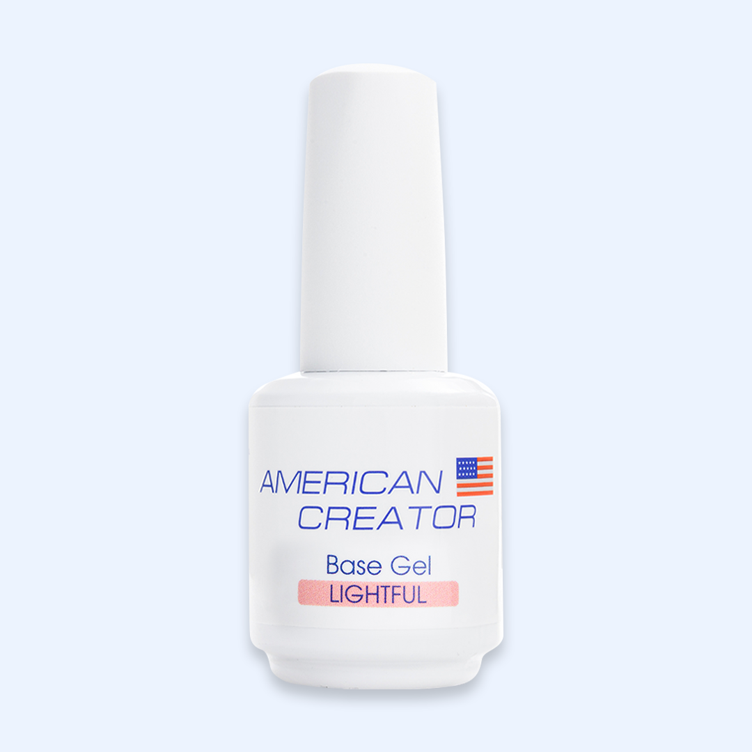 Frasco Base Gel Lightful American Creator 15ml