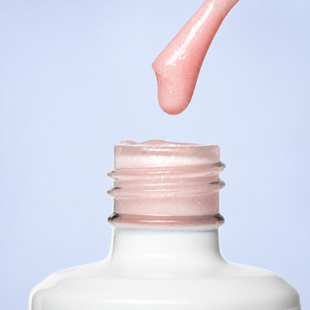 Pincel e frasco Base Gel Tinker Bell American Creator rosa coral brilhante