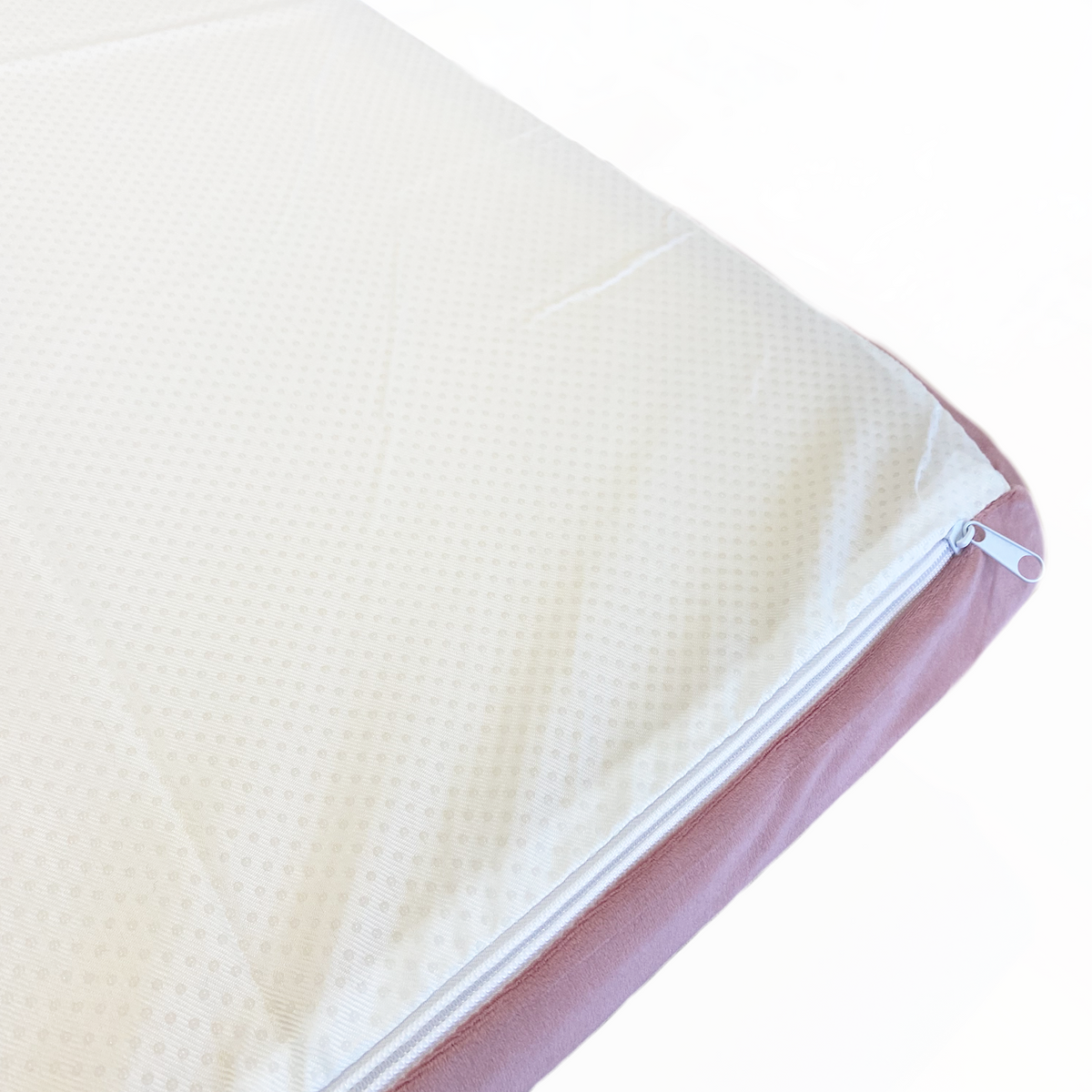 Kit Capa para marquesa de veludo + Capa para colchão FB - Rosa Velho