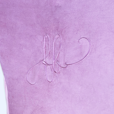 Capa para marquesa de veludo FB - Rosa Velho