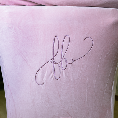 Kit Capa para marquesa de veludo + Capa para colchão FB - Rosa