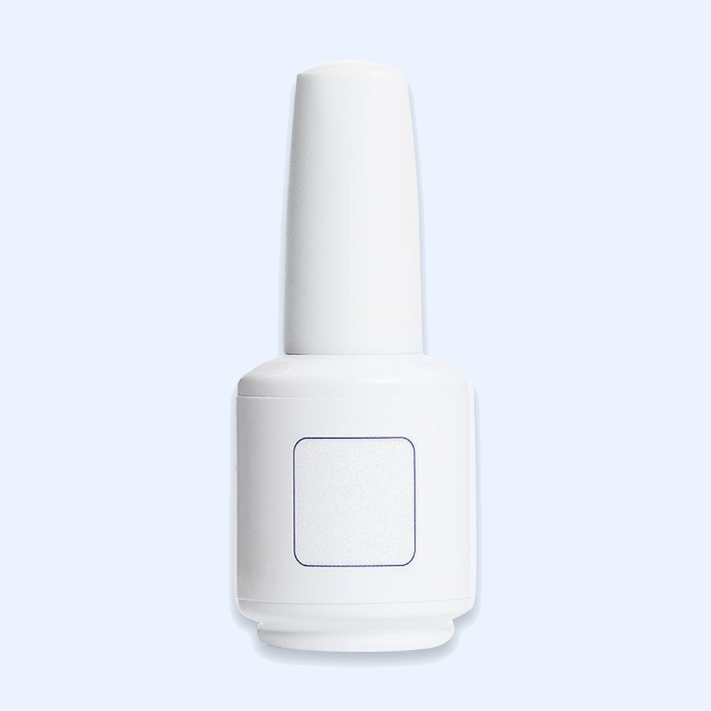Color Gel Absolute White American Creator 15ml com amostra branco opaco