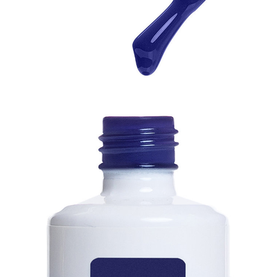Pincel com textura do Color Gel Cavalier American Creator azul marinho violeta