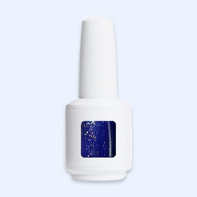 Color Gel Inspire American Creator 15ml em tom azul marinho com glitter