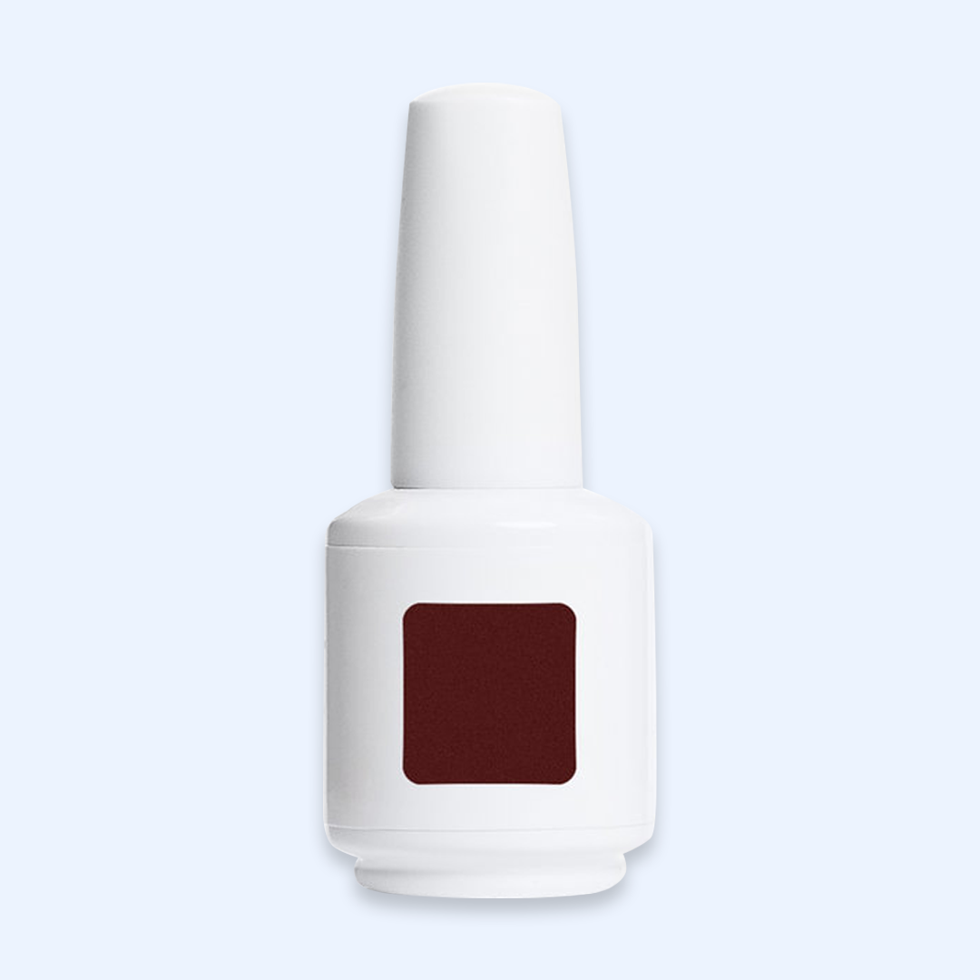 Color Gel Thought American Creator 15ml com amostra castanho vinho escuro