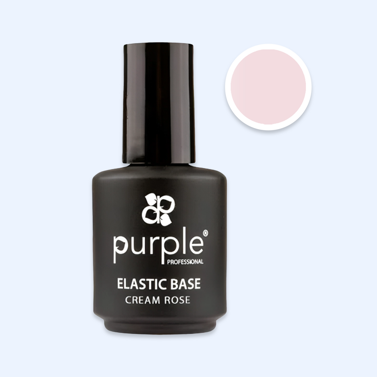 Elastic Base Purple - Cream Rose