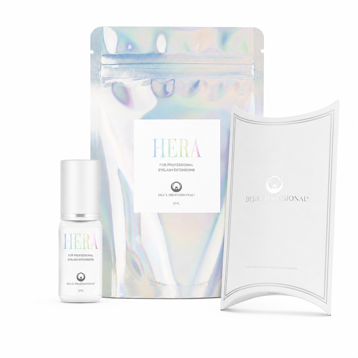 Cola Dlux Hera de 5 ml apresentada com a respetiva embalagem
