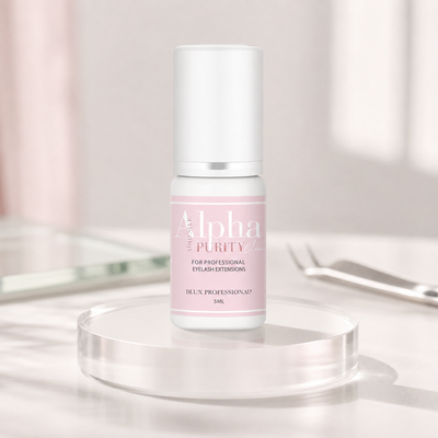 Dlux Cola Purity Alpha Clear Purity Line em ambiente profissional