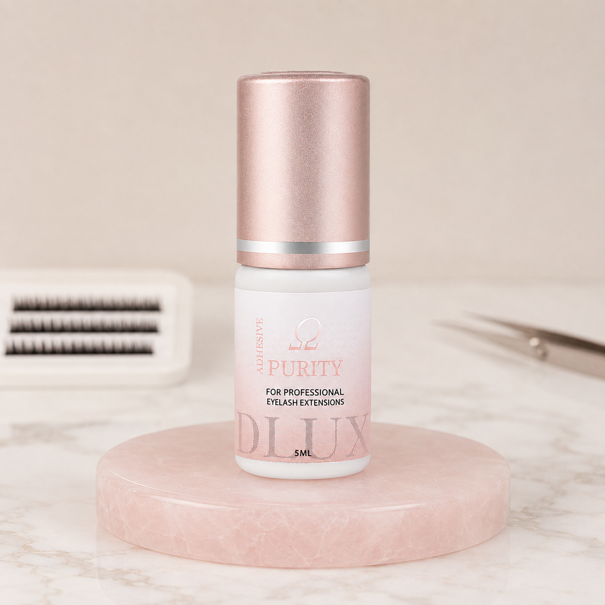 Dlux Cola Purity Omega Purity Line em ambiente profissional
