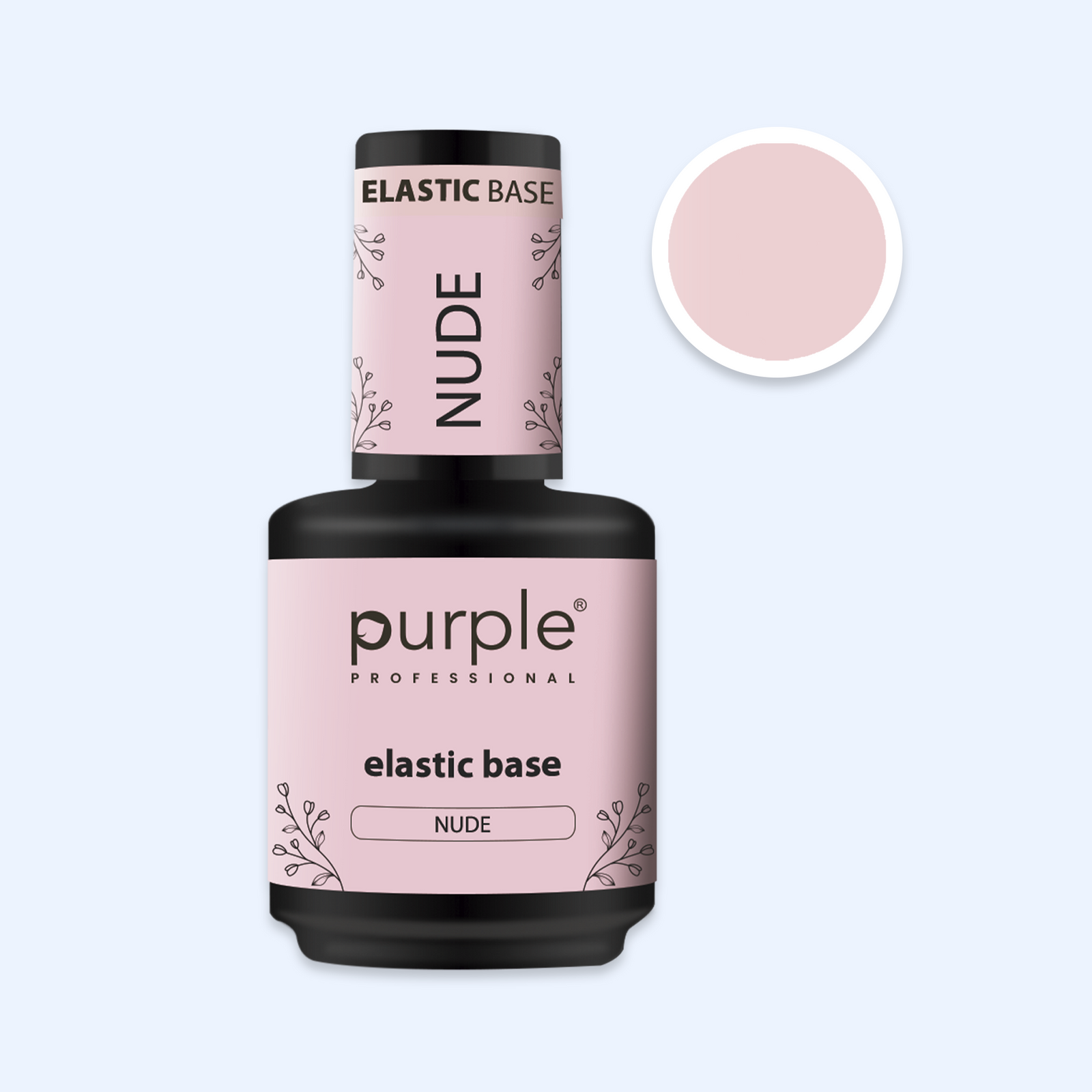 Elastic Base Purple - Nude
