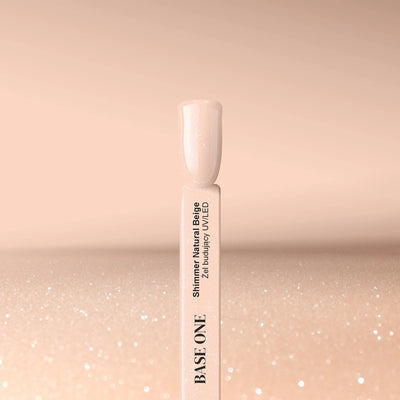 Gel Base One Shimmer Natural Beige - Silcare