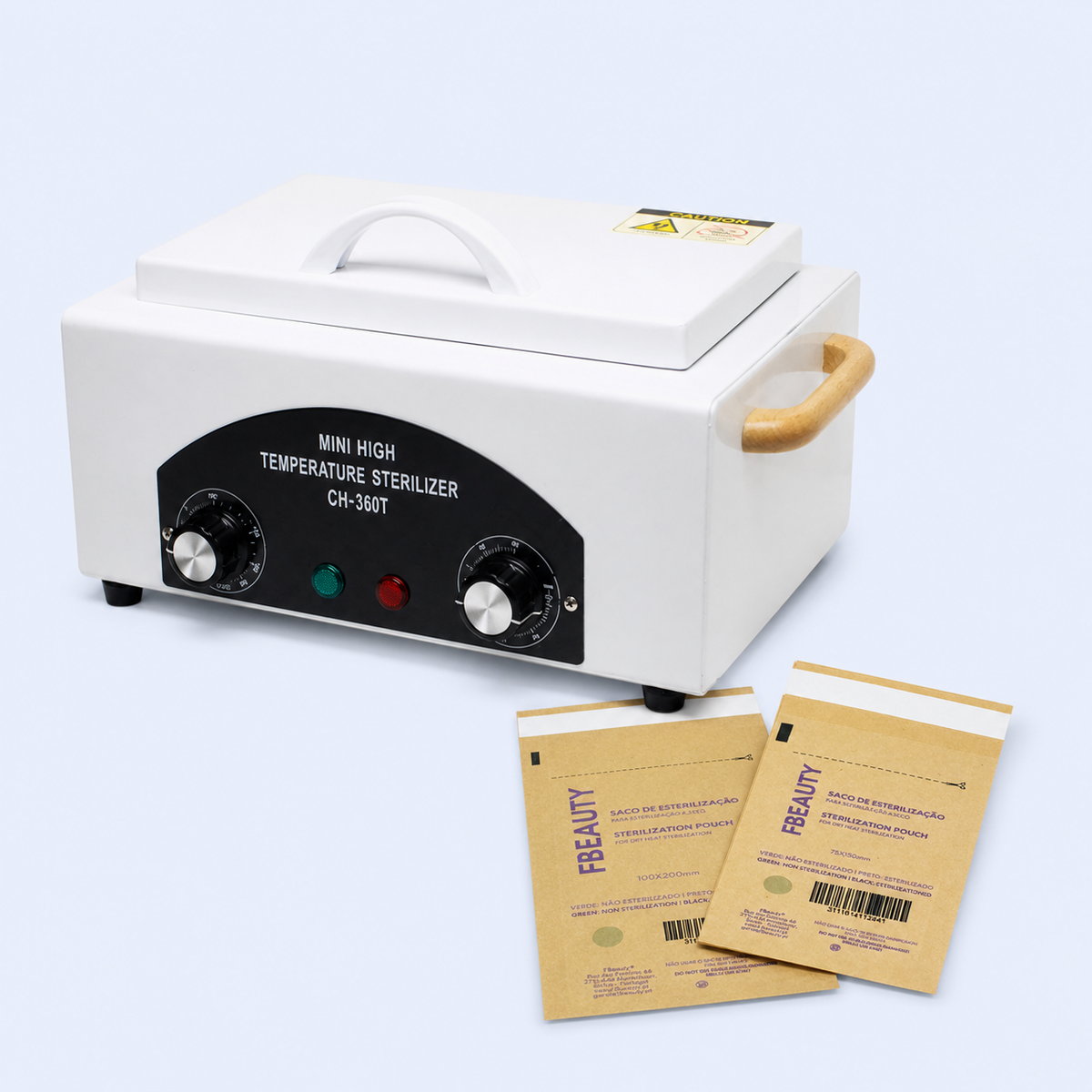 Esterilizador de calor seco com sacos de esterilizacao FBeauty