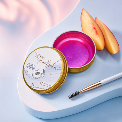 FB Glue Balm Pêssego para lifting de pestanas
