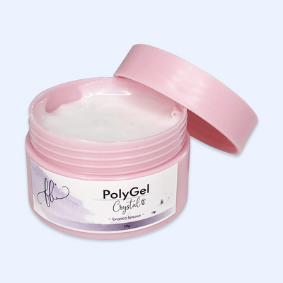 Polygel Cristal 50g - Branco Leitoso