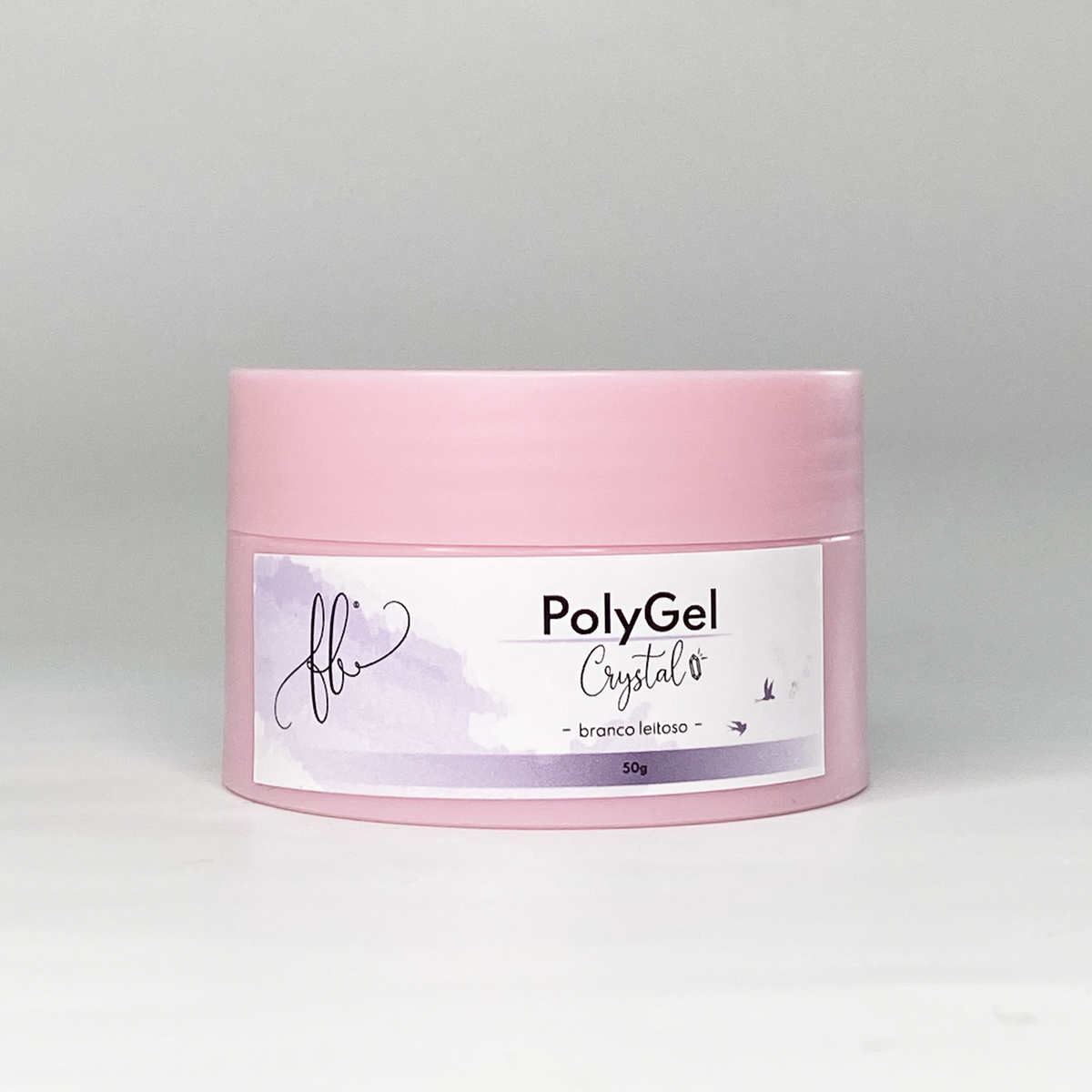 Polygel Cristal 50g - Branco Leitoso