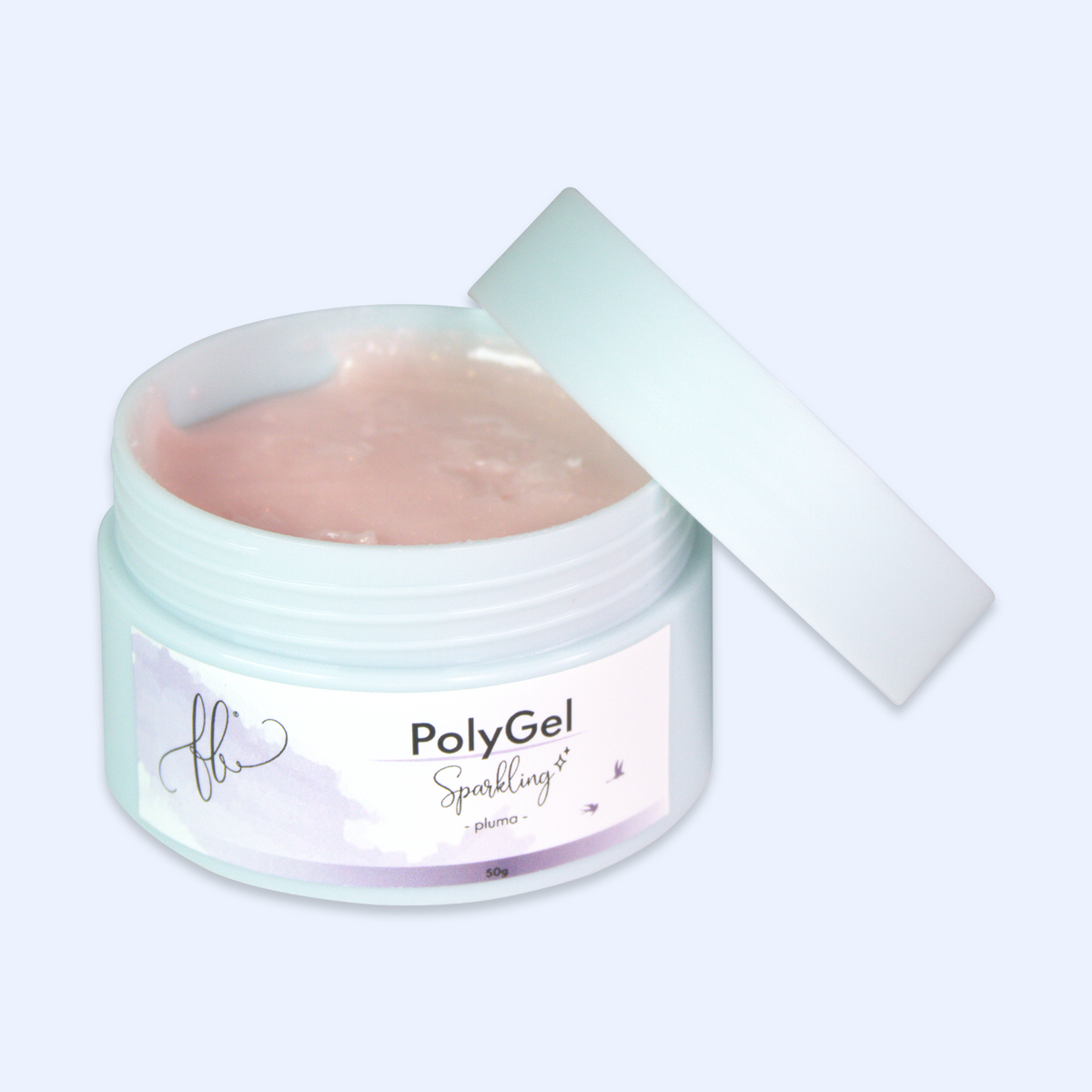 Polygel Sparkling 50g - Pluma