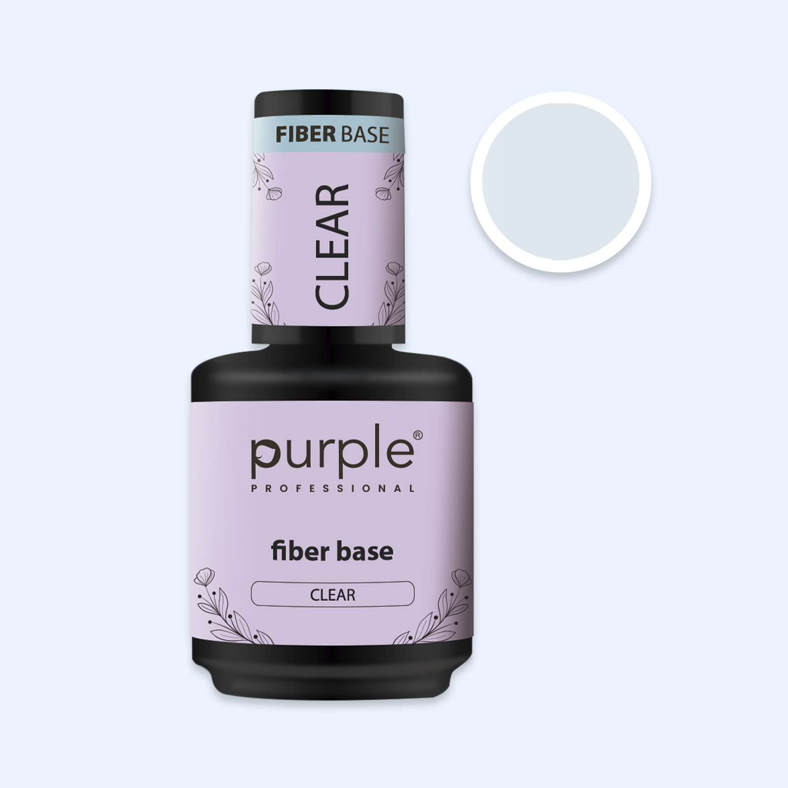 Fiber Base Purple - Clear