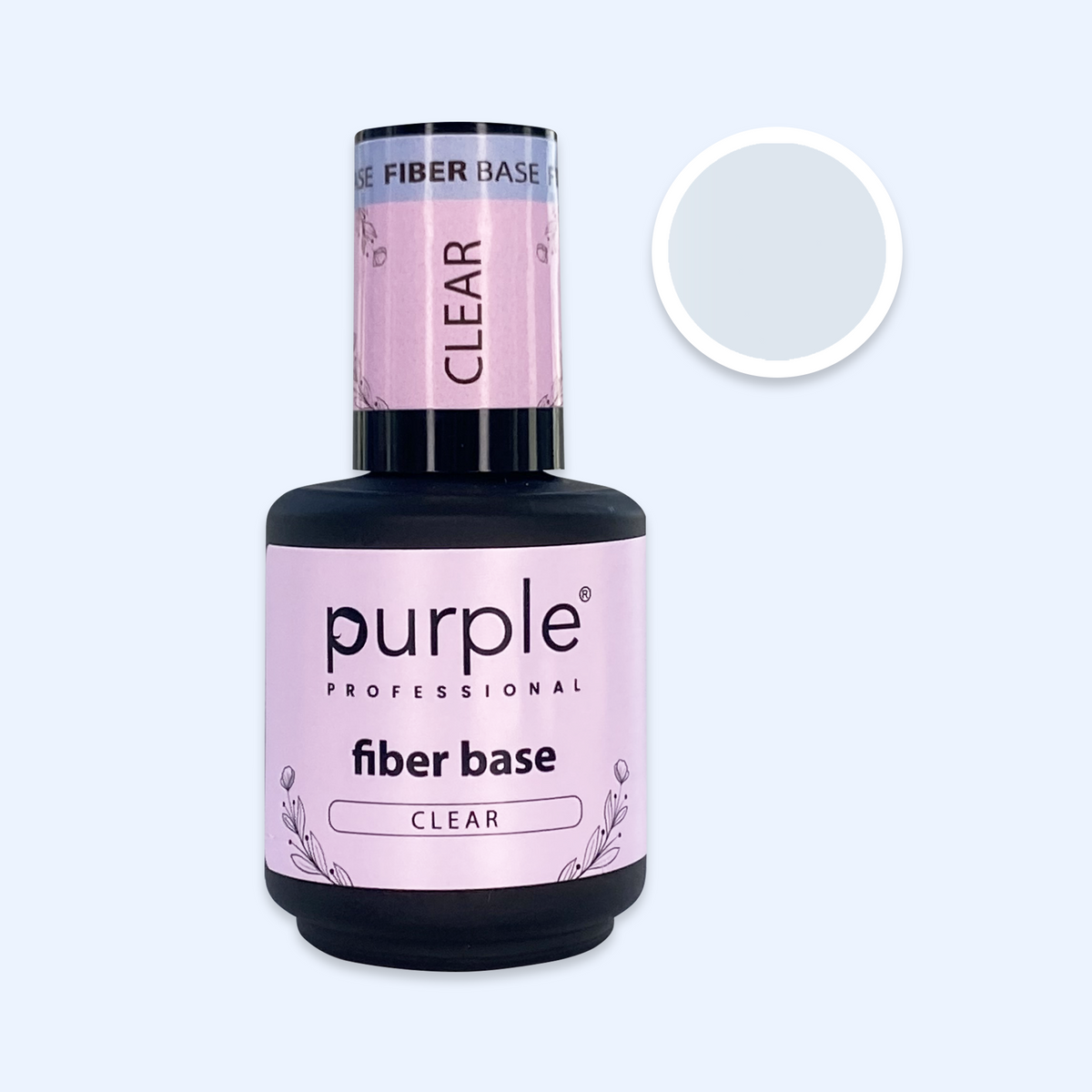 Fiber Base Purple - Clear