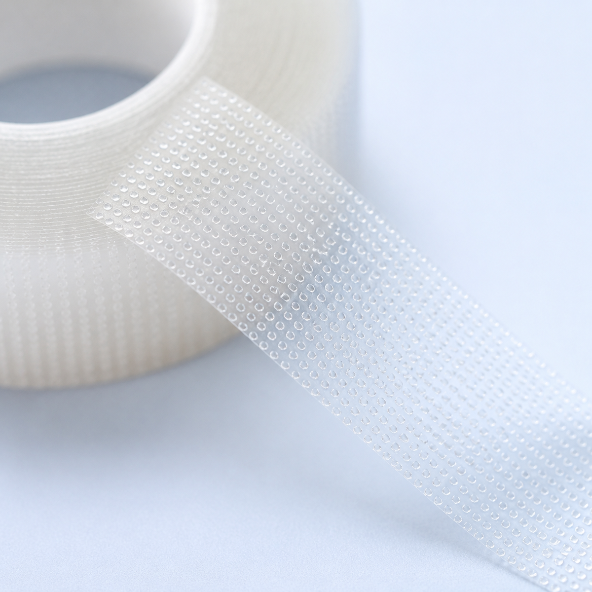 Textura da fita adesiva transparente em plástico 1,2 cm