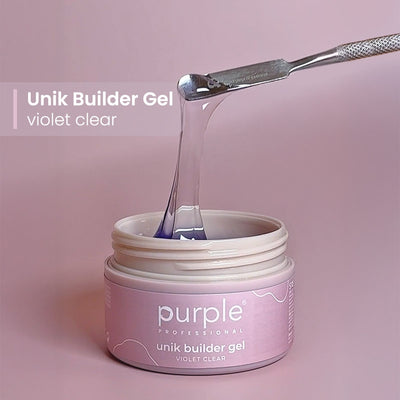 Gel Builder Unik Violet Clear - Purple