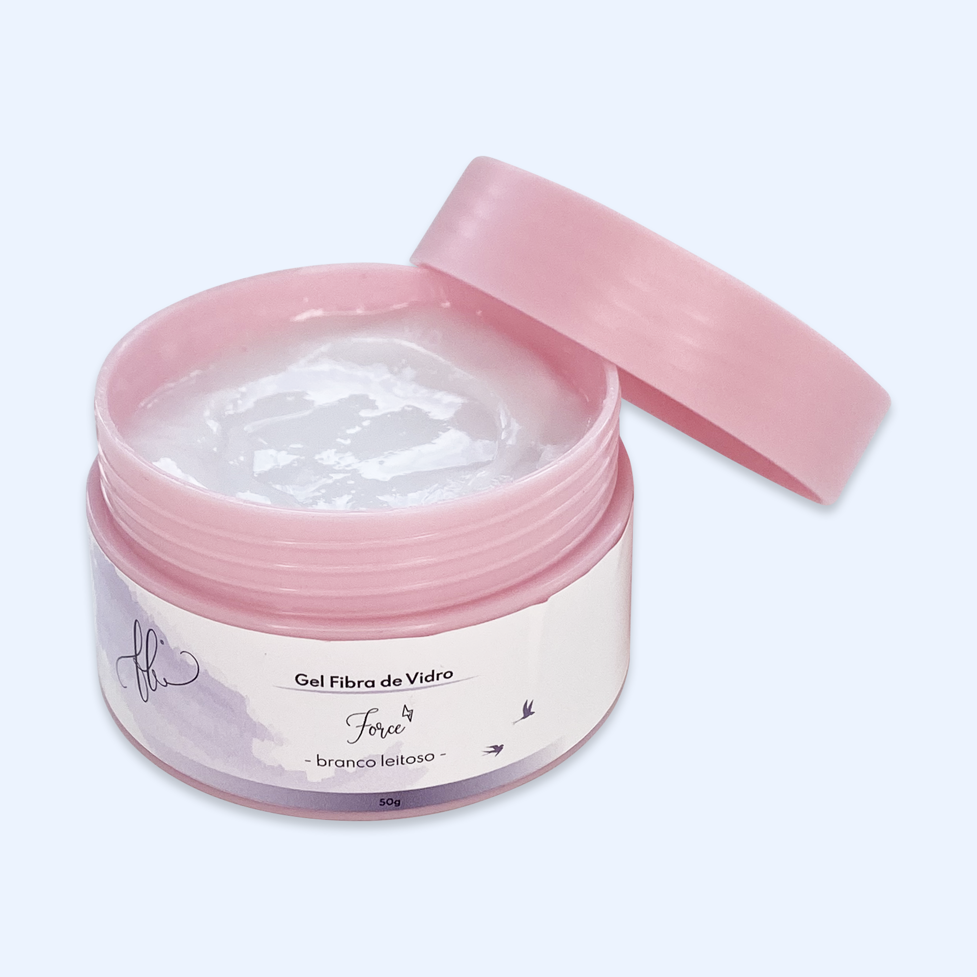 Gel Fibra de Vidro Force Branco Leitoso - FB