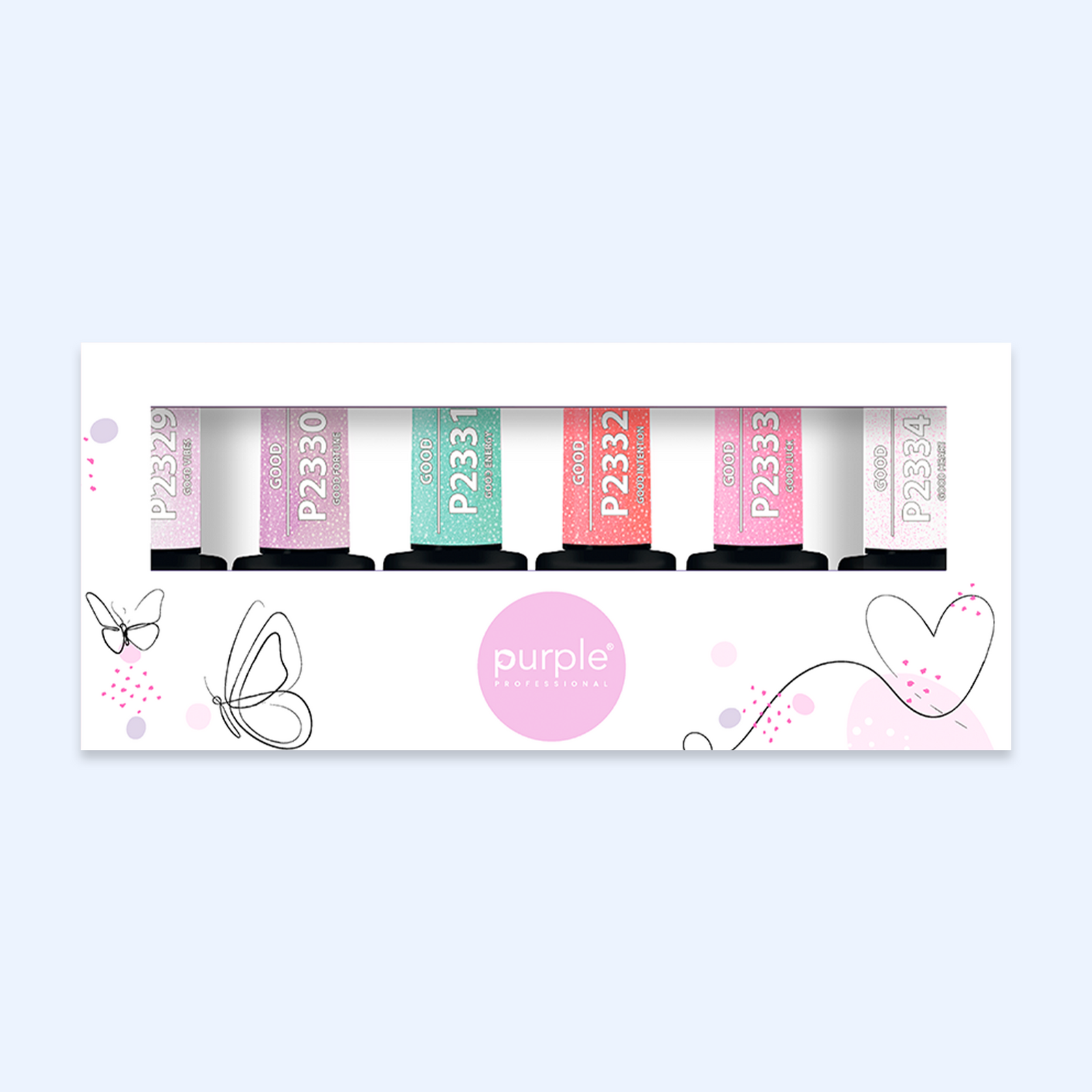 Verniz Gel Purple - Caixa Coleção Good 6uni.