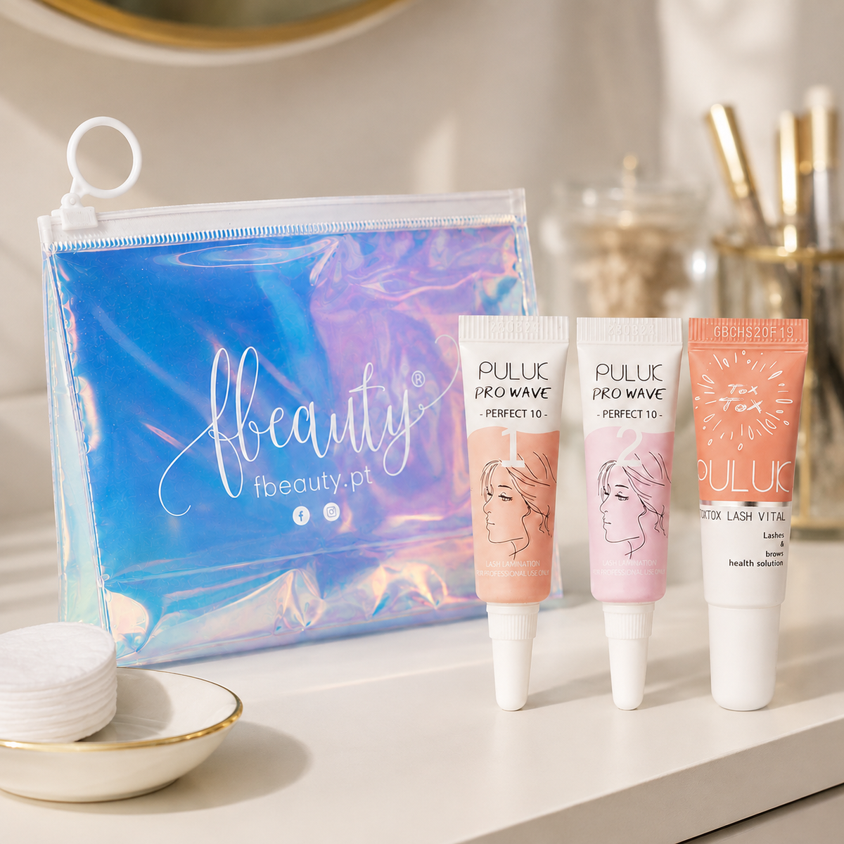 Kit Lash Lift & Growth - Puluk — kit completo com Vital em ambiente profissional; SKU 33208269