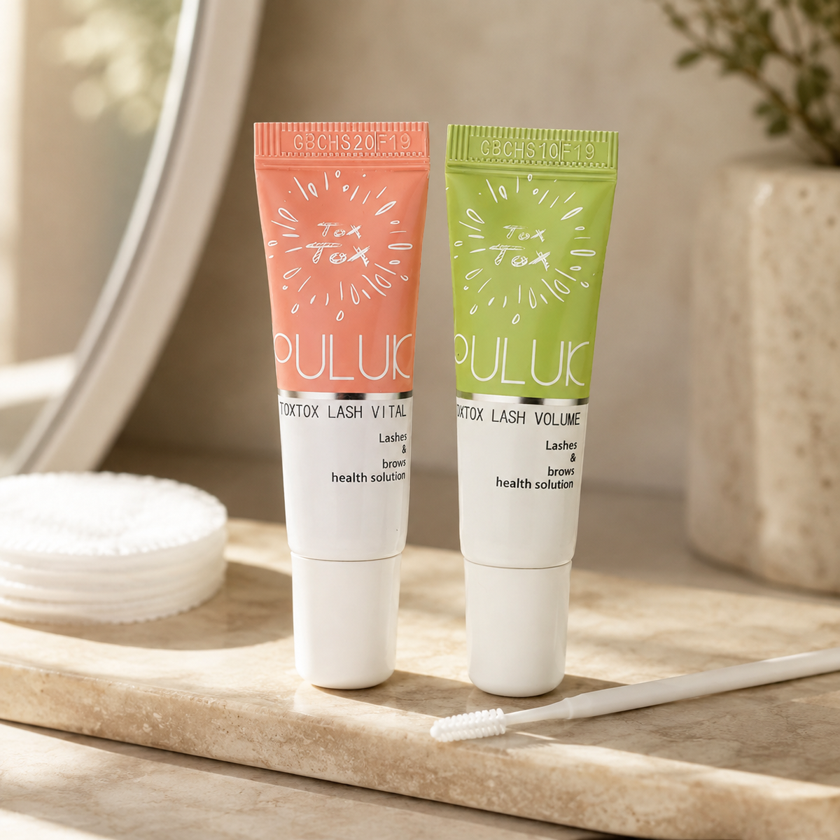 Kit Sérum Botox ToxTox Vital & Volume Puluk — duo Vital e Volume em ambiente profissional; SKU 95486694