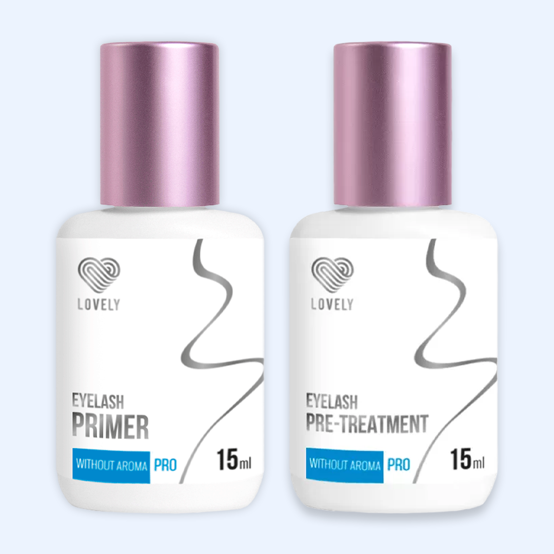 Kit Primer + Pré-tratamento para pestanas Lovely
