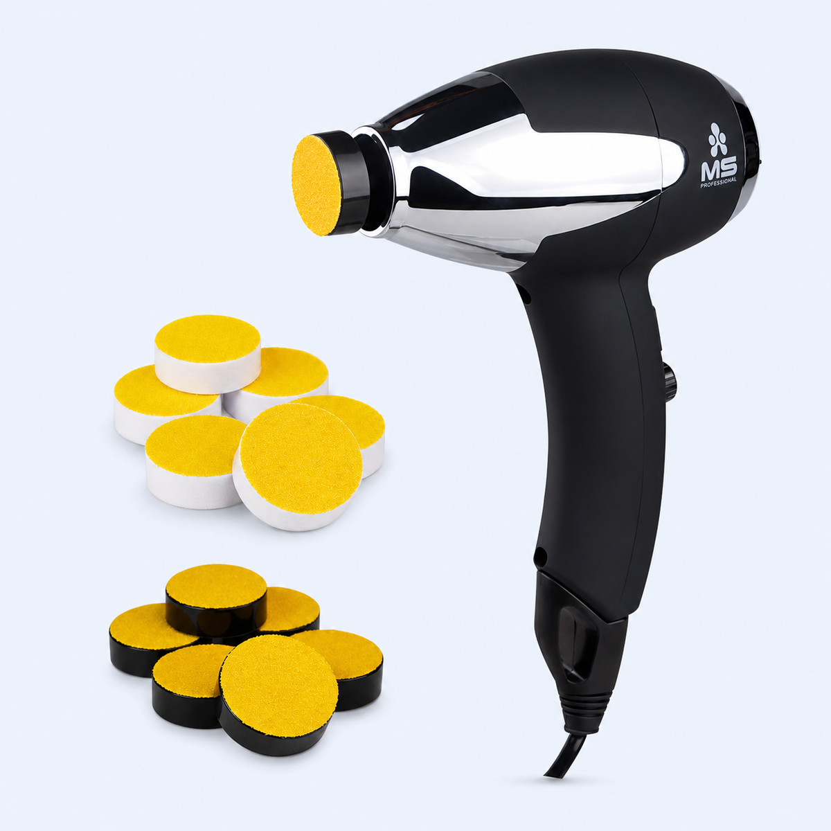 Lixa Eletrica para Pedicure Ms Professional com recargas