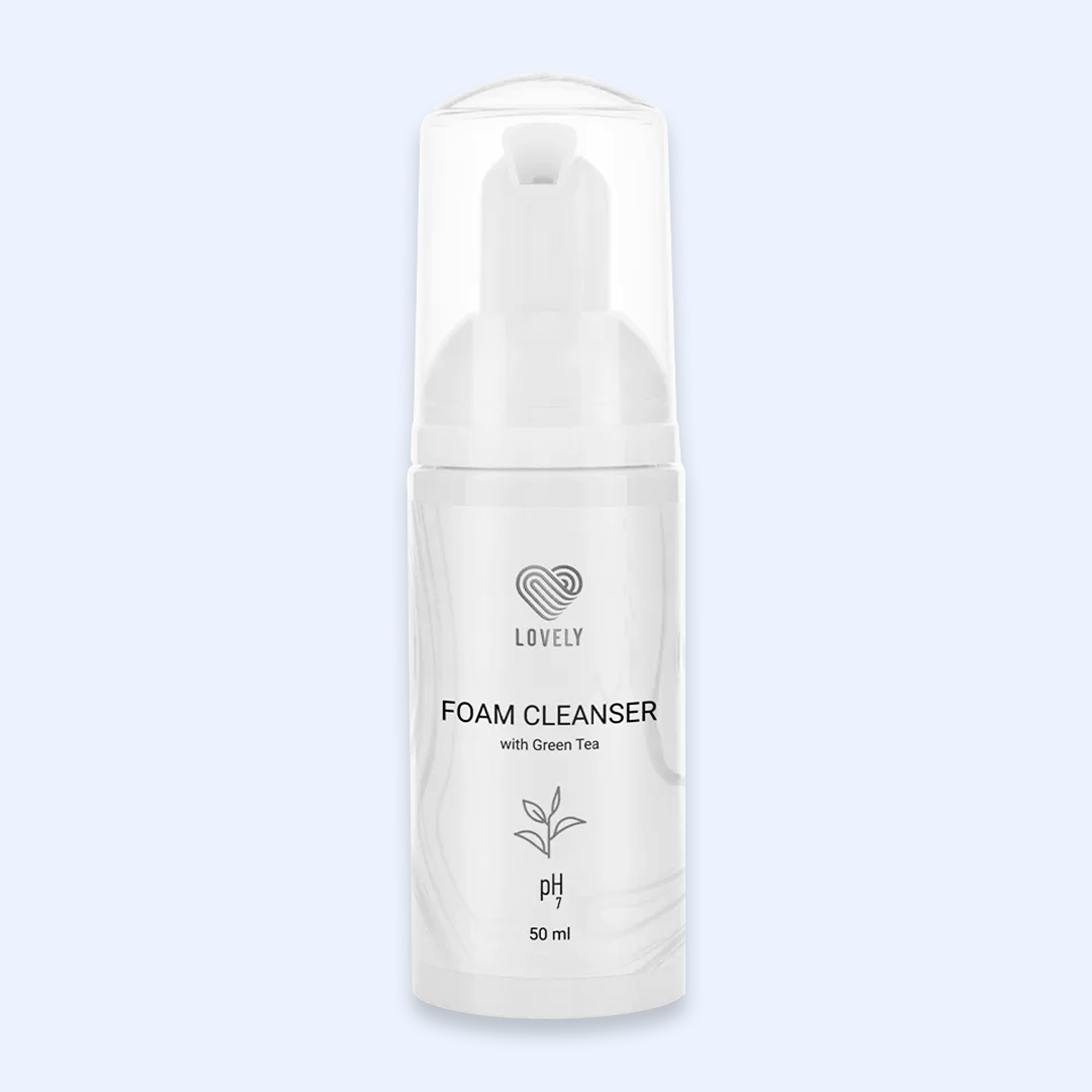 Espuma de limpeza para pestanas Lovely — variante Chá verde; SKU L29996-GT