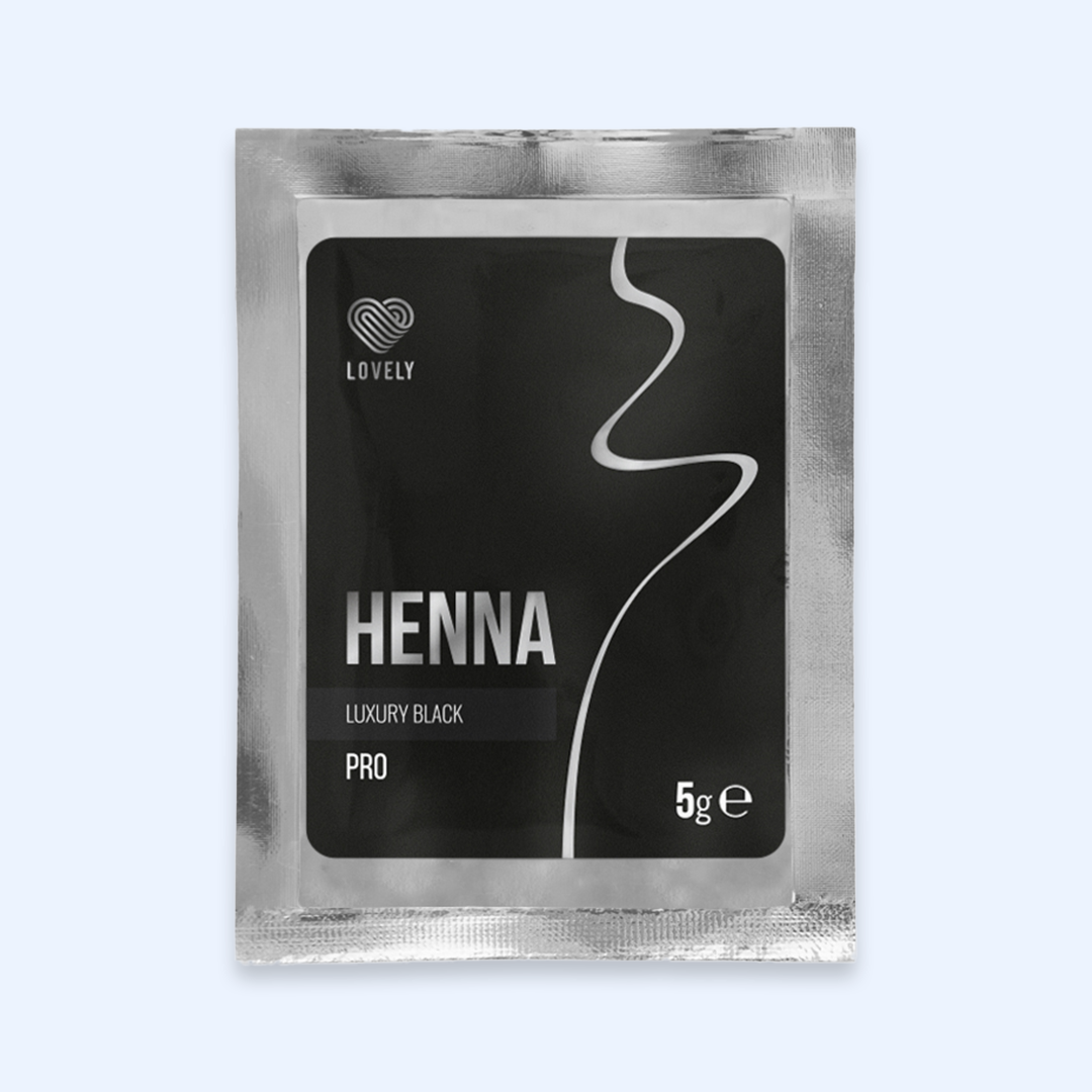 Henna para Sobrancelhas Brow Pro Luxury Black Lovely — vista principal do produto; SKU L05243