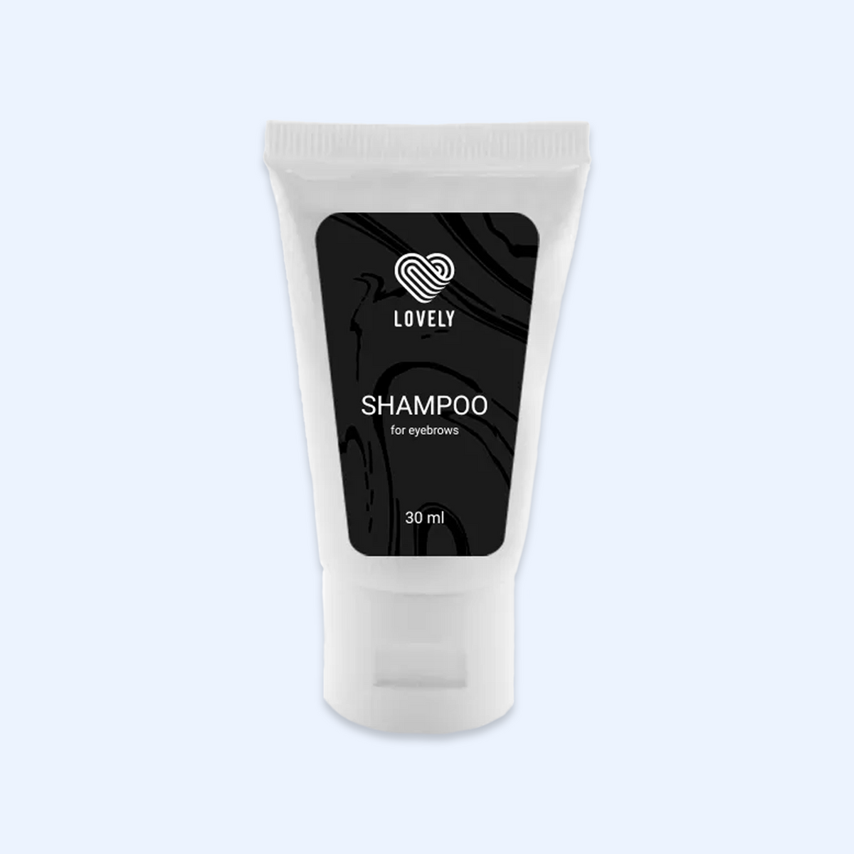 Shampoo para sobrancelhas Lovely — vista principal do produto; SKU LE00007