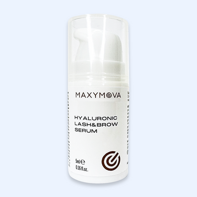 Frasco airless de 5 ml do Sérum Hialurónico Maxymova Lash and Brow