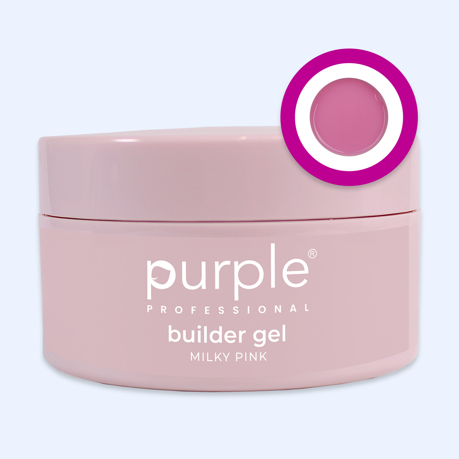 Gel Builder Milky Pink - Purple