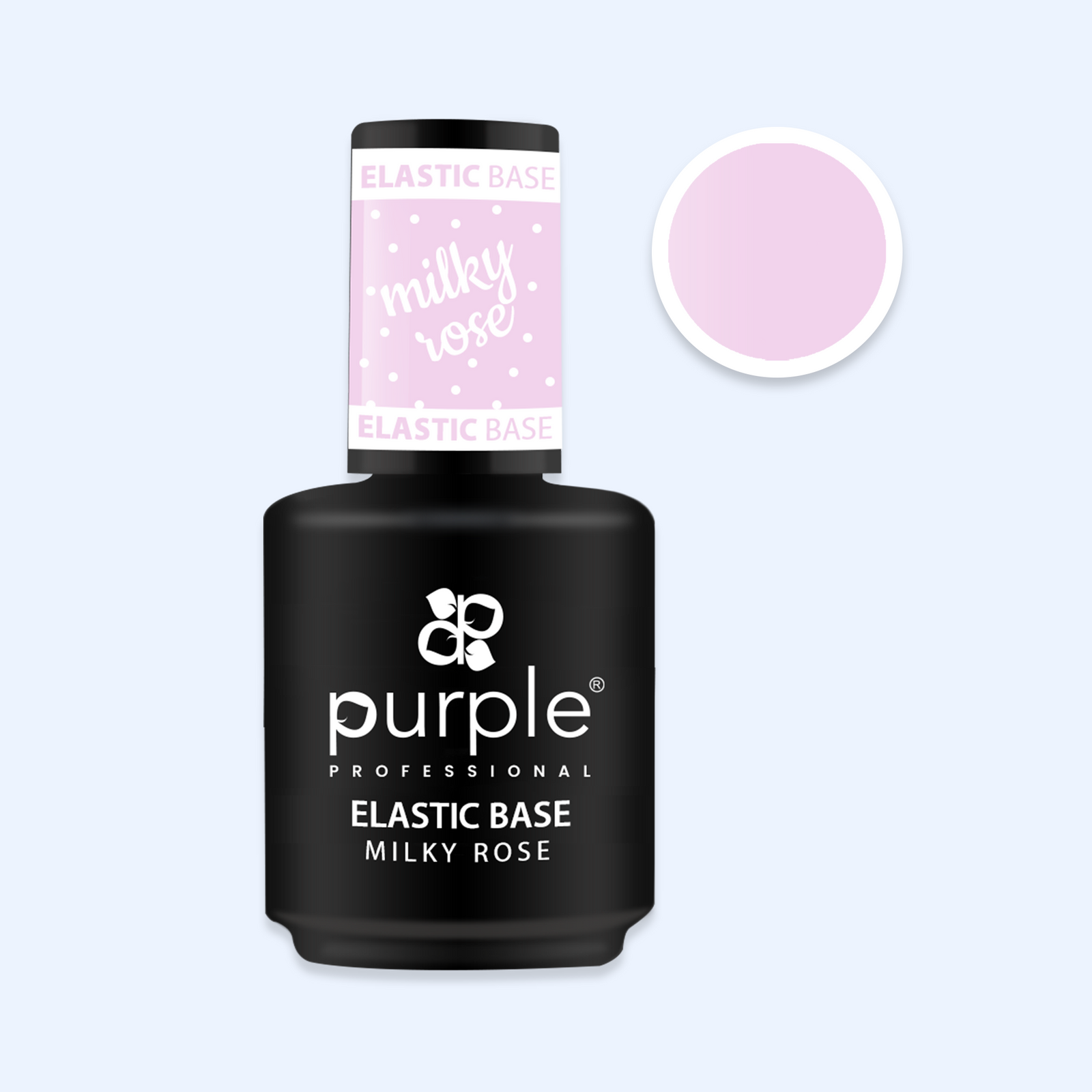 Elastic Base Purple - Milky Rose