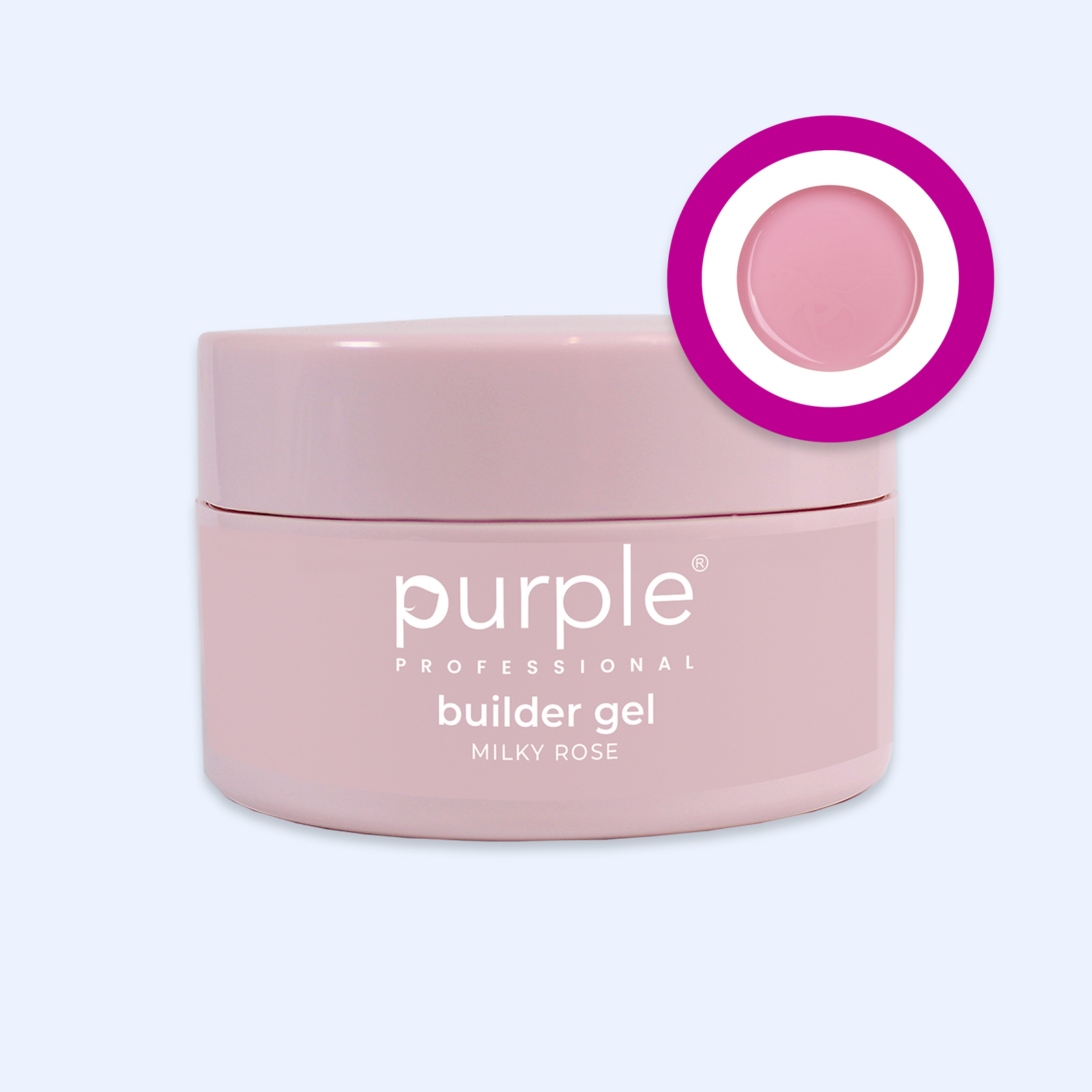 Gel Builder Milky Rose - Purple