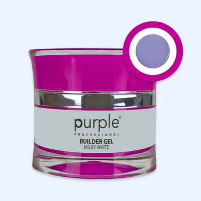 Gel Builder Milky White - Purple