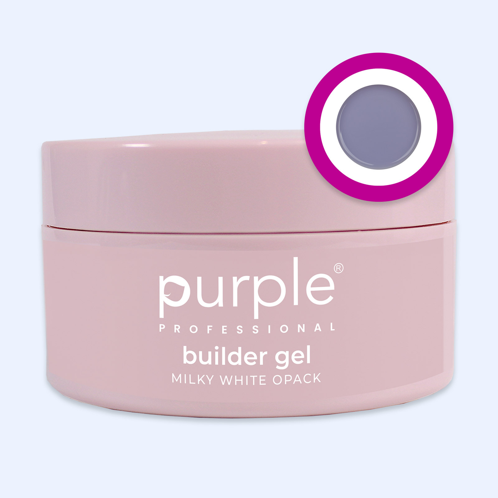 Gel Builder Milky White Opack - Purple