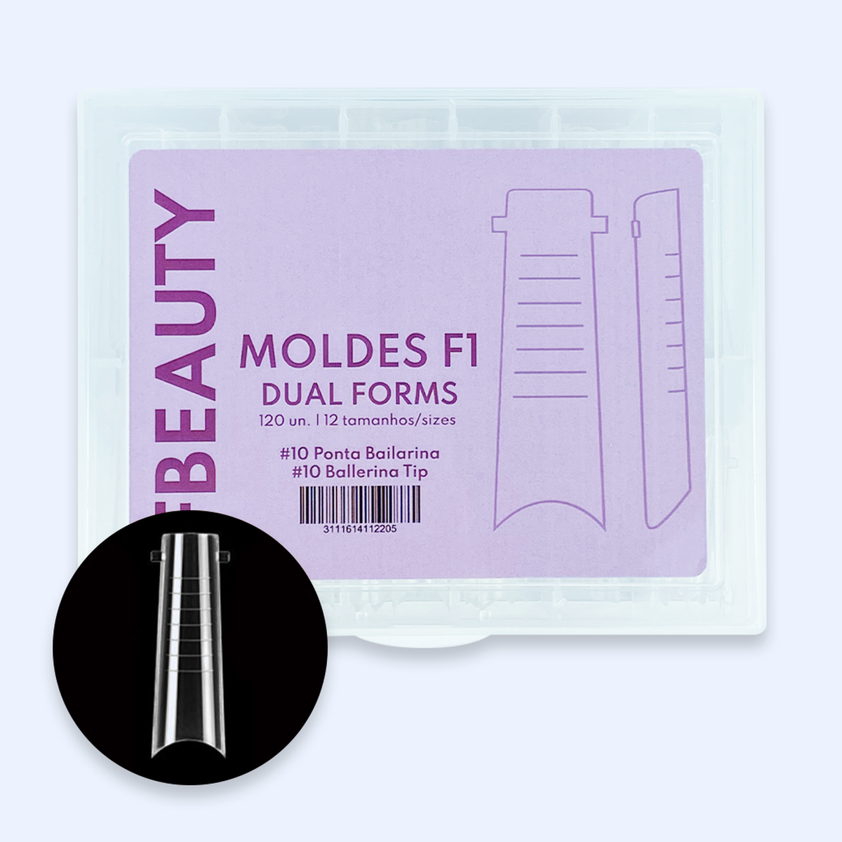 Moldes F1 FB #010 Ponta Bailarina — imagem principal